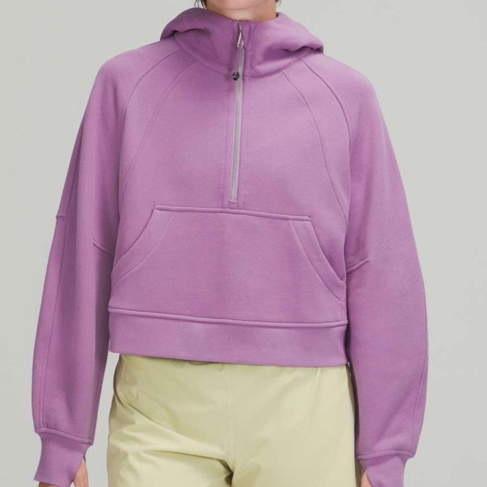 Lululemon Scuba Oversized Half Zip Wisteria XS/S
